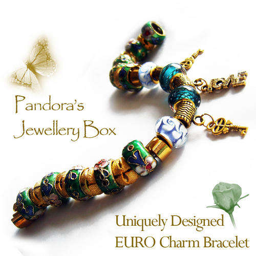 SALE!!! R5.50 each! 27 EURO Charms & Free 22cm Black EURO Charm Bracelet