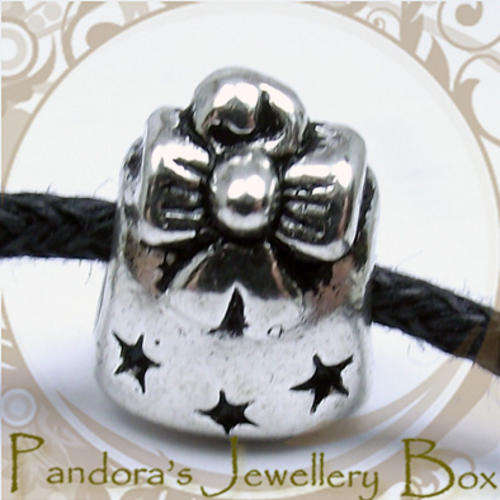 DESIGN YOUR OWN CHARM BRACELET: Tibetan Silver EURO Bead Charm - 1 Only!!!