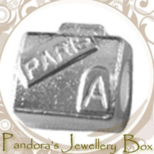 DESIGN YOUR OWN CHARM BRACELET: PARIS Tibetan Silver EURO Bead Charm - 1 Only!!!