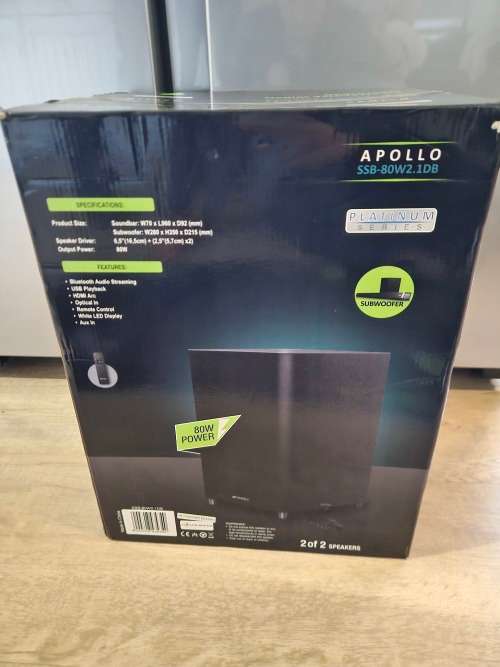 SANSUI APOLLO 2.1 SOUDBAR - BRAND NEW!!