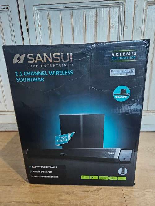 SANSUI ARTEMIS 2.1 SOUNDBAR - BRAND NEW!! SEALED!!