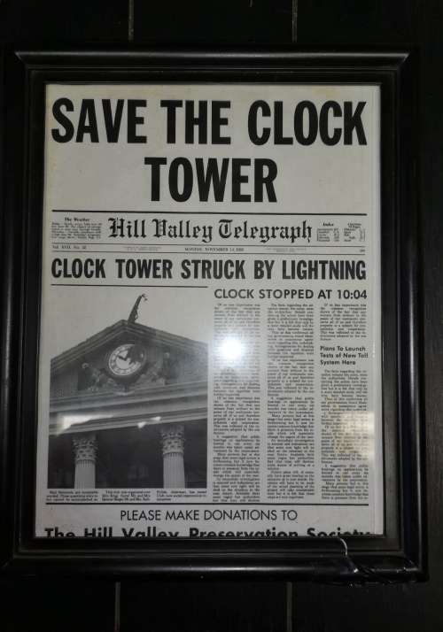 Back to the future memorabilia