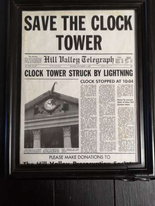 Back to the future memorabilia
