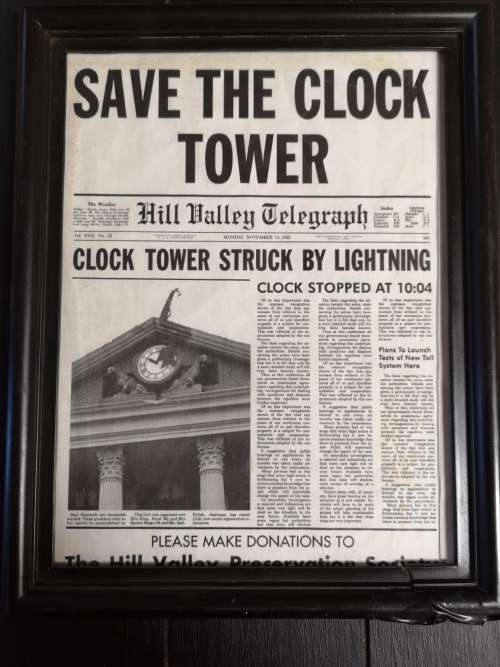 Back to the future memorabilia