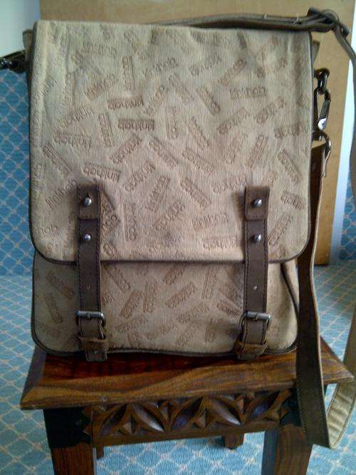 canvas & leather bag