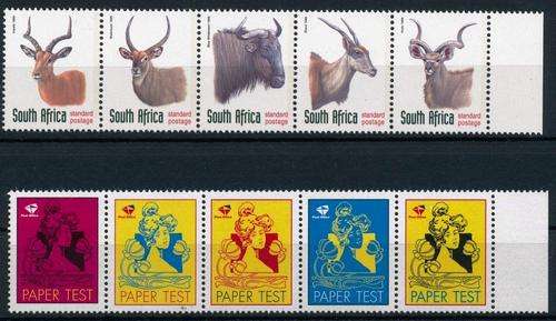 RSA - RARE PAPER TRIALS!!!! - 1998 HORIZONTAL STRIPS - VERY SELDOM OFFERED - View Below