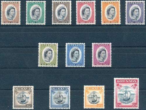 GRENADA - QE2 - FULL SET MINT TO $2.50 - LOVELY CONDITION - VIEW BELOW