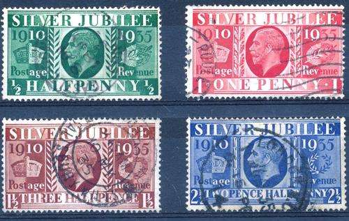GB - KGV - SILVER JUBILEE - FINE USED SET - CAT VALUE = R 130.00 - VIEW BELOW