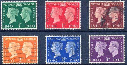 GB - KGVI - 1940 - CENTENARY OF THE PENNY BLACK - CV = R 75.00! - FINE USED VIEW BELOW