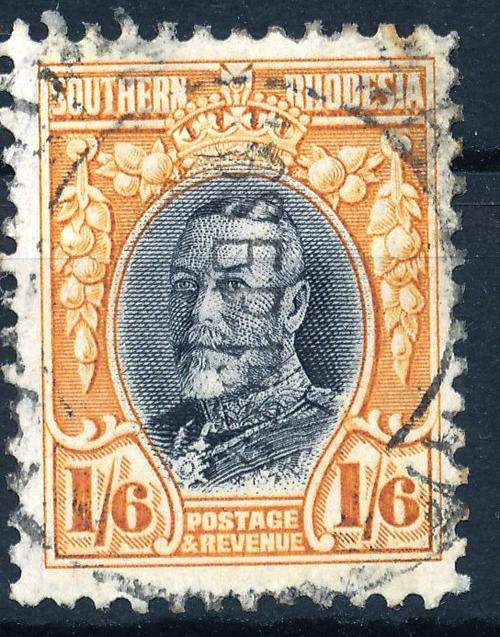 SOUTHERN RHODESIA - KGV - 1931 - SACC28 - FINE USED - 1/6 - CV = R 100.00 - VIEW BELOW