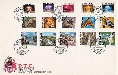 RHODESIA & ZIMBABWE - 3 DEFINITIVE SETS & 7 OTHERS OF FD COVERS - VIEW BELOW (X)