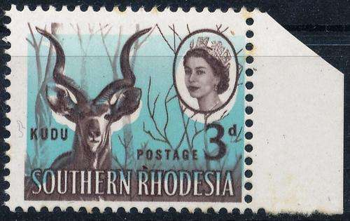 SOUTHERN RHODESIA - HUGE HEADPLATE SHIFT - JUST VIEW BELOW - MINT