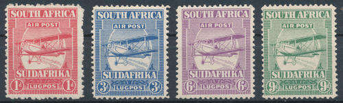 SA UNION - 1925 - FIRST AIRMAIL SET - UNMOUNTED MINT!!! - CV = R 1,690.00 - READ BELOW