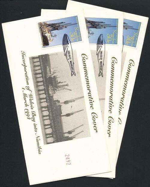 NAMIBIA - 5 SCARCE OR SELDOM SEEN COVERS - READ BELOW