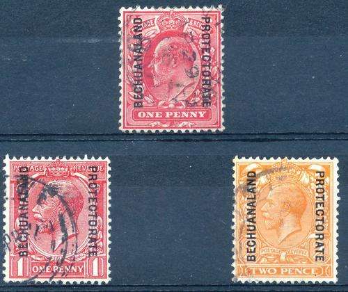 BECHUANALAND - KEVII & KGV - USED OVERPRINTS - CAT VALUE = R 95.00 - VIEW BELOW