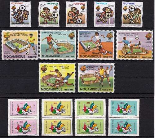 MOCAMBIQUE - 3 SETS 1975, 1981 & 1982 - UNMOUNTED MINT - CAT VALUE = R 135.00 -  (X)