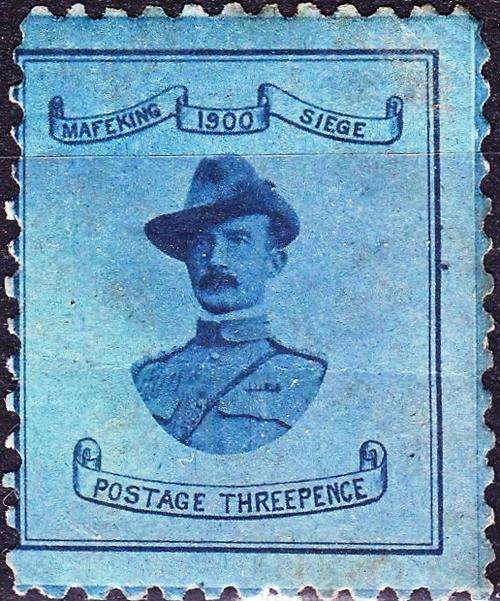 MAFEKING SIEGE - 3d "BADEN POWELL" - PALE BLUE - SACC19 - MINT - READ BELOW - CV = R 35,000.00 - (X)