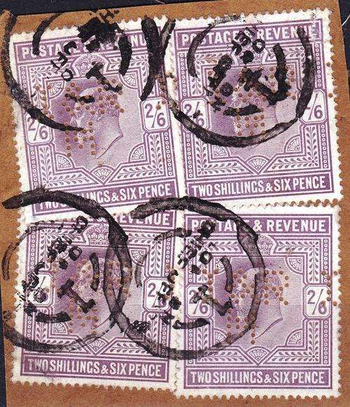 KEVII - 2/6 X4 ON PIECE - USED - CAT VALUE = R 11,680.00!!!! - VIEW BELOW - (X)