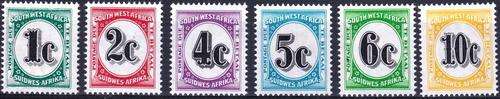 SWA - 1961 - FULL SET POSTAL DUES - UNMOUNTED MINT - CV = R 140.00 - (VC)