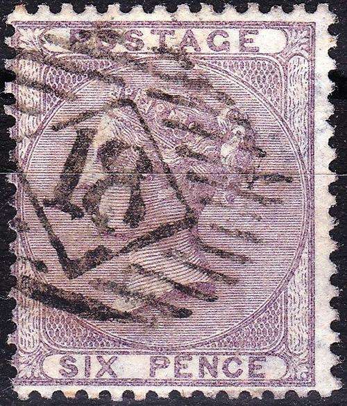 GB - QUEEN VICTORIA - 6d - FINE USED - SG70 - CV = R 2,325.00 - VIEW BELOW