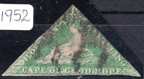 COGH TRIANGLE - WITH CERTIFICATE - 1 SHILLING SACC17 - CAT VALUE = R 13,000.00! - READ BELOW (DF)