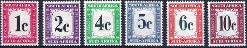 SA UNION - 1961 - FULL POSTAGE DUE SET - HINGED MINT - CV = R 271.00 (For Unhinged) - (AB)