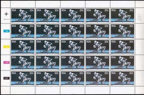 RSA - 12 COMPLETE SHEETS UNMOUNTED MINT - JUST VIEW BELOW - GOOD CAT VALUE HERE