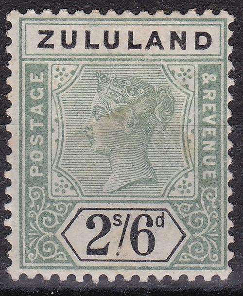 ZULULAND - 2/6 - HINGED MINT - SACC20 - CAT VALUE = R 1,800.00 - VIEW BELOW (ZL)