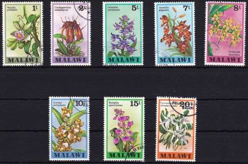 MALAWI - 1979 - SHORT ORCHID SET TO 20t - SUPERB USED - VIEW BELOW