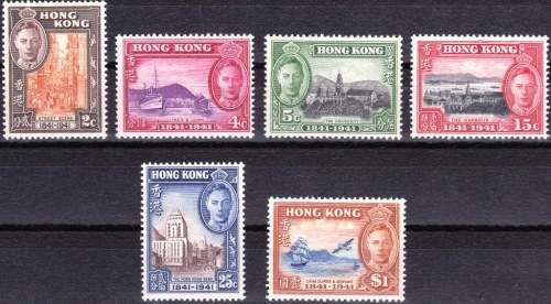 HONG KONG - KGVI - SET TO $1 - UNMOUNTED MINT!! - SG163-168 - CAT VALUE = R 1,620.00 - (HK)