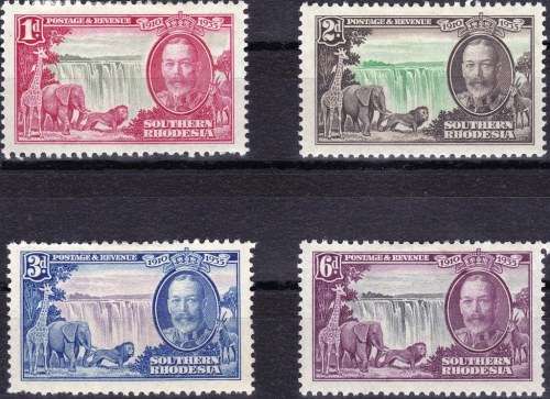 SOUTHERN RHODESIA - 1935 - KGV - SILVER JUBILEE - MOUNTED MINT SET - CV = R 440.00 - VIEW BELOW