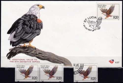 RSA - 1997 - ADDITIONAL PRINTING - R 20 FISH EAGLE - SACC1001 - CV = R 225.00 - VIEW BELOW