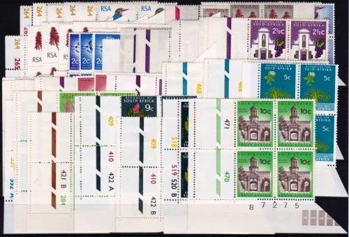 RSA -  1st DEFINTIVES - A HUGE AMOUNT OF CONTROL BLOCKS - HIGH CAT VALUE - VIEW BELOW - (RSA)