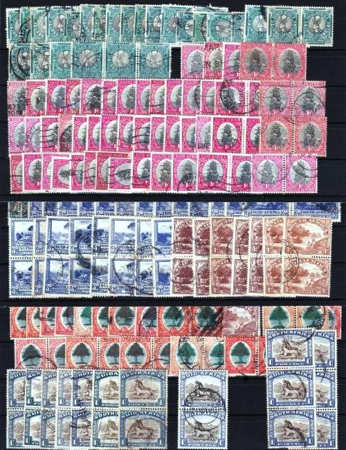 SA UNION - HUGE AMOUNT OF DEFINITIVES - HORIZONTAL & VERTICAL PAIRS - TOTALLY UNCHECKED - VIEW BELOW