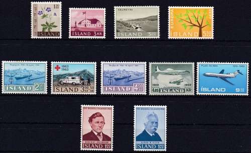 ICELAND - A LOVELY SELECTION OF FINE MINT - EARLIER ISSUES - VIEW BELOW