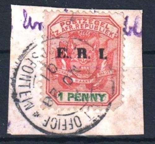 TRANSVAAL - 1901 - USED ON PIECE - FIELD PO `PSFONTEIN` - OCCUPATIONAL ISSUE - VIEW BELOW - (X)