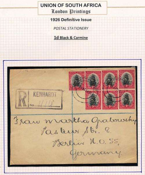 SA - LONDON PRINTINGS - BRILLIANT COVER!!! - RARE THESE DAYS!!!!