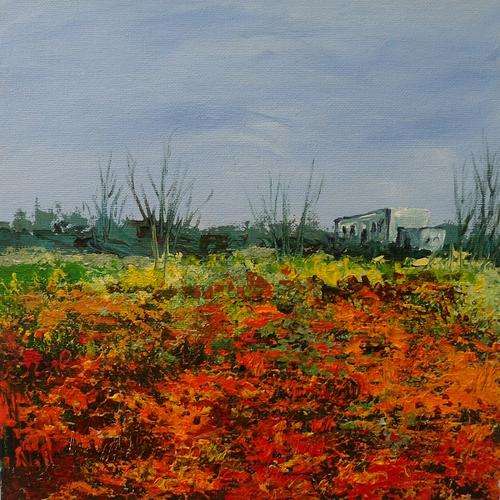 Special !! Bids start with R1.00 !!! Original Acrylic Painting by Joy Clark "Namaqualand"