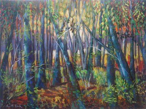 SPECIAL !!! Oil Painting by Joy Clark "Morning Glow"