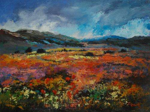 Special..."Namaqualand" Acrylic Painting by Joy Clark 23 x 30cm