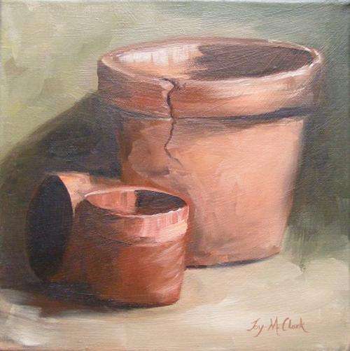 "Terracotta" Oil Painting by Joy Clark