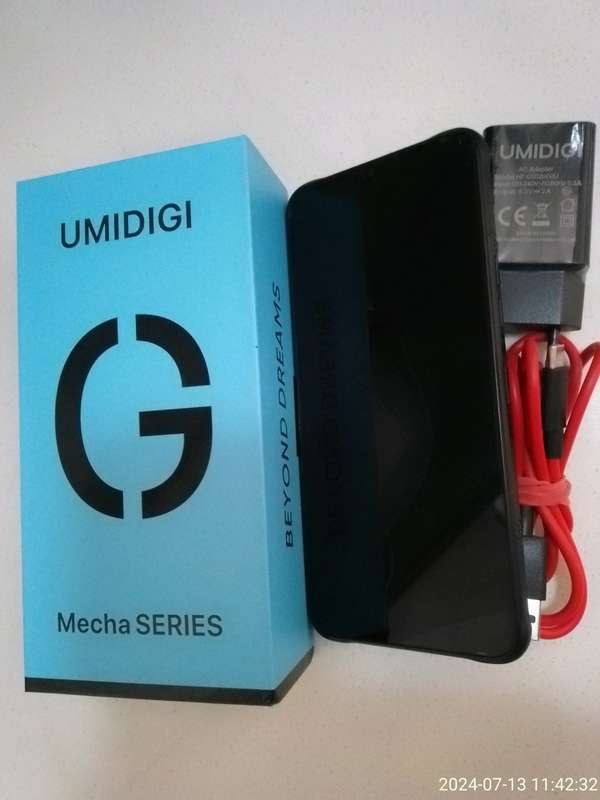 8G Ram , 128G rom. 6.6" screen UMIDIGI G5 Mecha Slim Rugged Phone