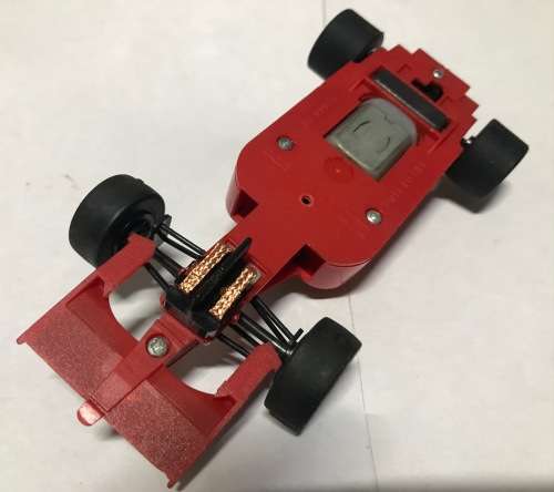 Scalextric Ferrari 643 No 27 Black and white front wings