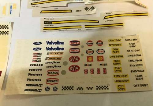 Scalextric Waterside Decals