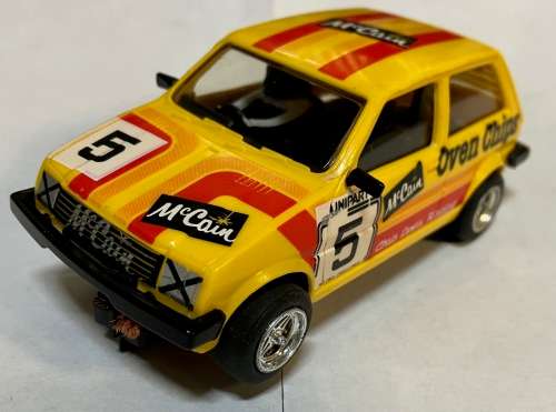 Scalextric MG Metro - McCain livery with opening hatch