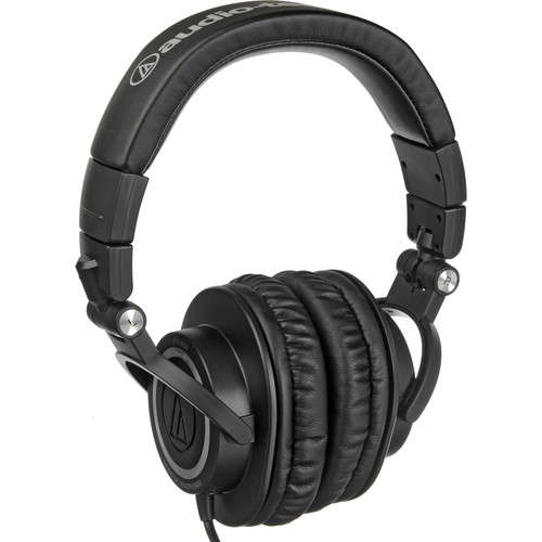 Audio-Technica ATH-M50 Professional Closed-Back Studio Headphones with a Coiled Cable+ FREE DELIVERY