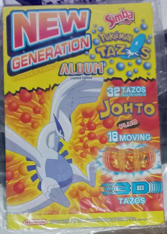 POKEMON!! Complete Johto Album with Tazos