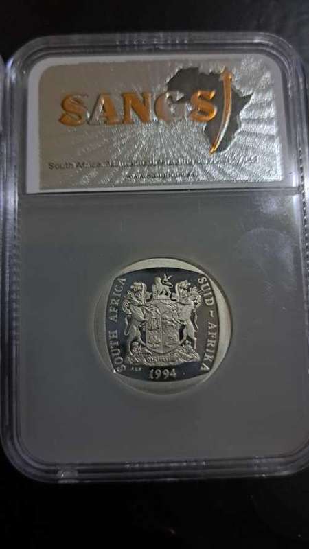 2 X 1994 R5 INOGURATION COINS PF67 SND PF68 GRADED