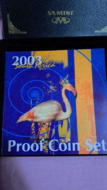 2003 proof set in sa mint box