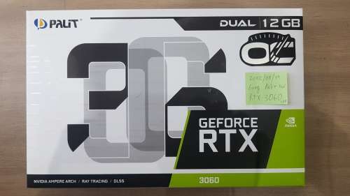 Nvidia Palit GeForce RTX 3060 Dual OC graphics card